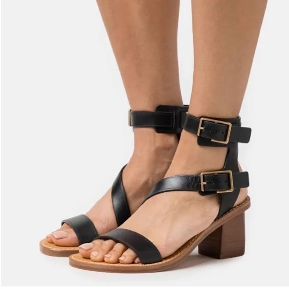 ZADIG & VOLTAIRE CECILIA CAPRESE SANDALS - Noir